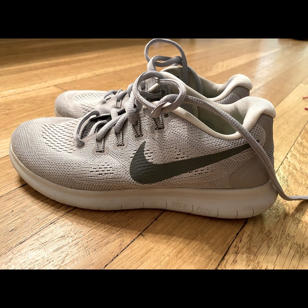 Nike Free RN, Grey Women’s Sneaker, Size 6